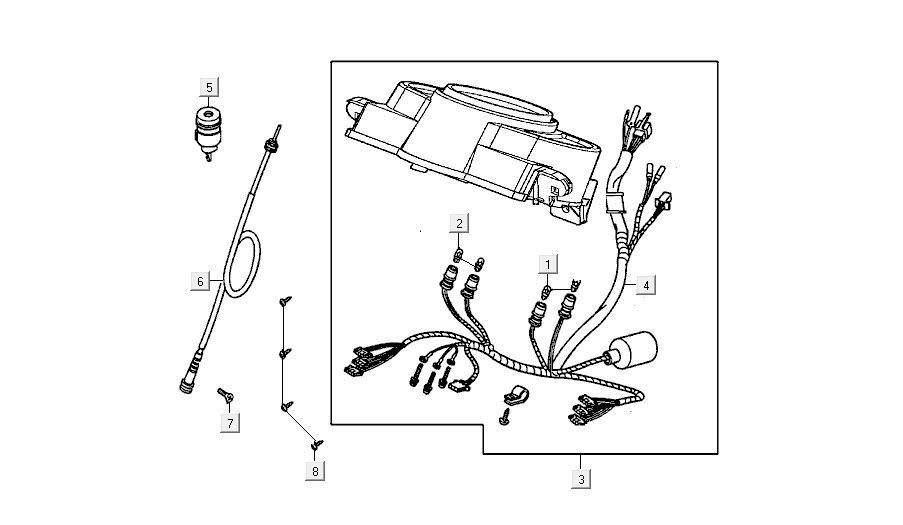 Speedometer Kymco Agility FR 12