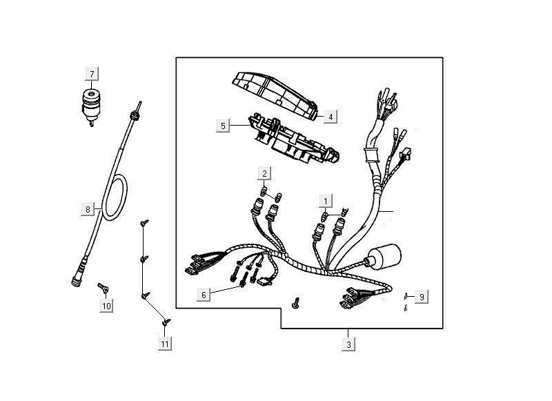 Speedometer Kymco Carry 4-stroke injection euro4 white