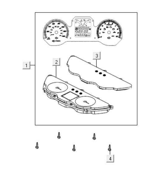 Speedometer Kymco Downtown 125i