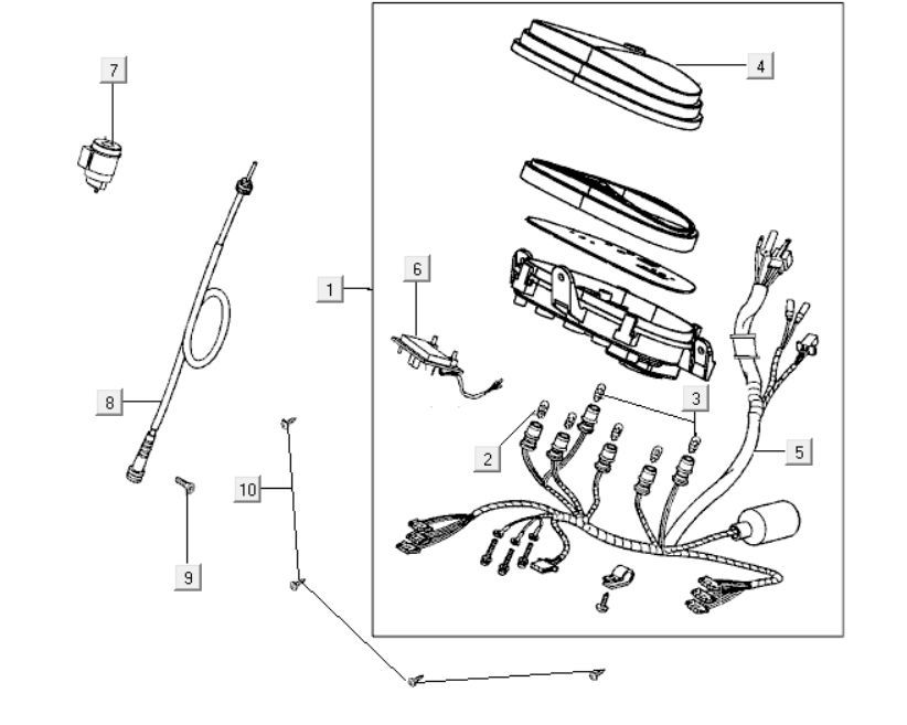 Speedometer Kymco Like 125cc