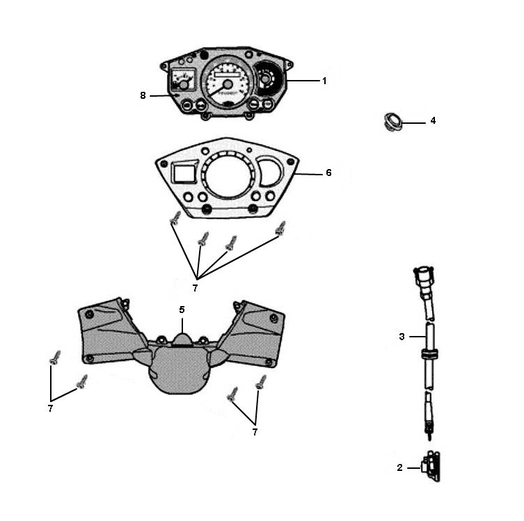 Speedometer Peugeot Jet force C-tech 2-stroke