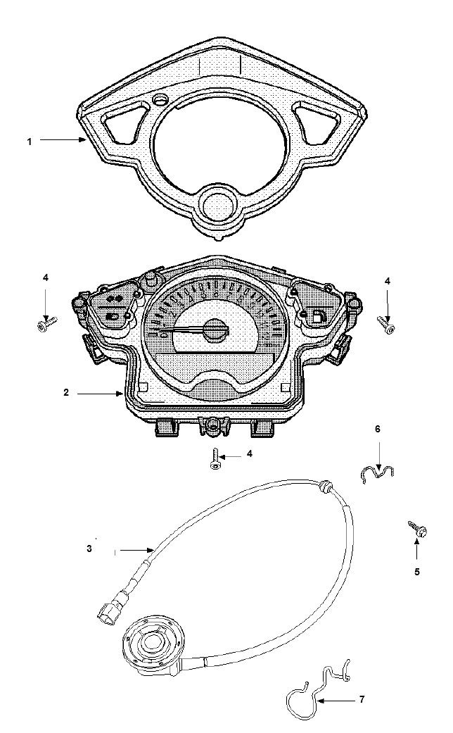 Speedometer Peugeot Speedfight 3 4-Stroke