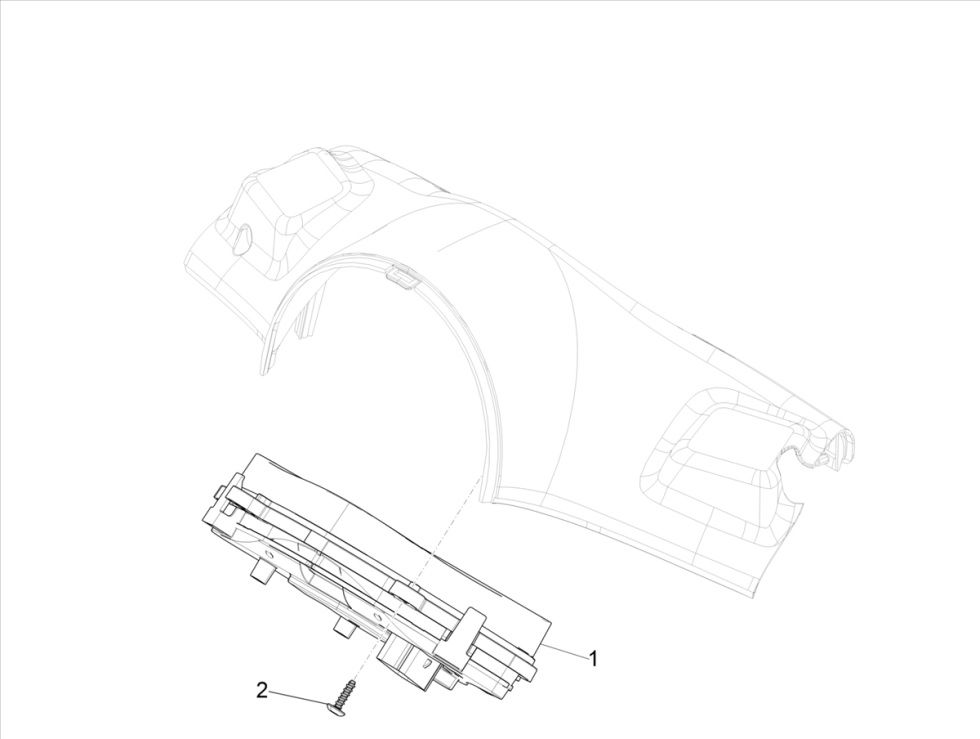 Speedometer Vespa Primavera 4-stroke 3V (euro5 injection IGET)