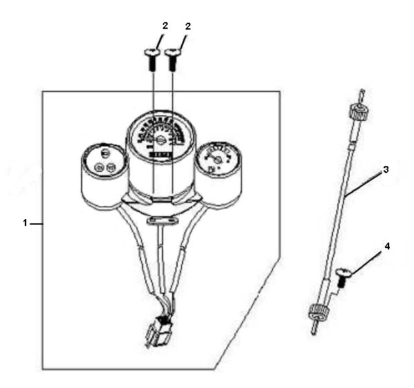 Speedometer Rover Classic 4-stroke