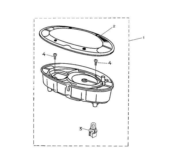 Speedometer Yamaha Neo's 2-stroke (2003 to 2008)