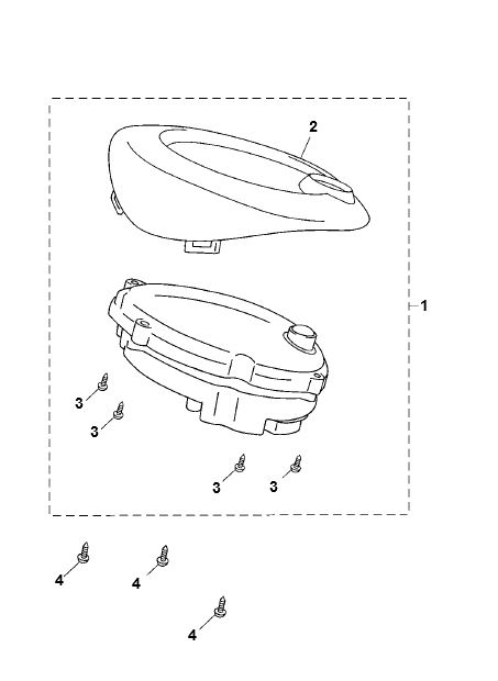 Speedometer Yamaha Neo's 2-stroke (until 2003)