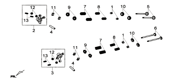 Sym Joymax 300I ABS E3 2014-2016 valves