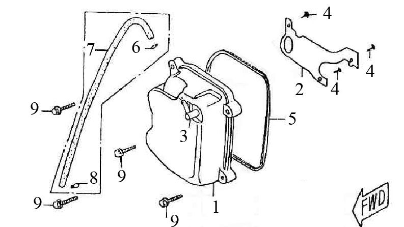 Valve cover Vom Bella 125cc