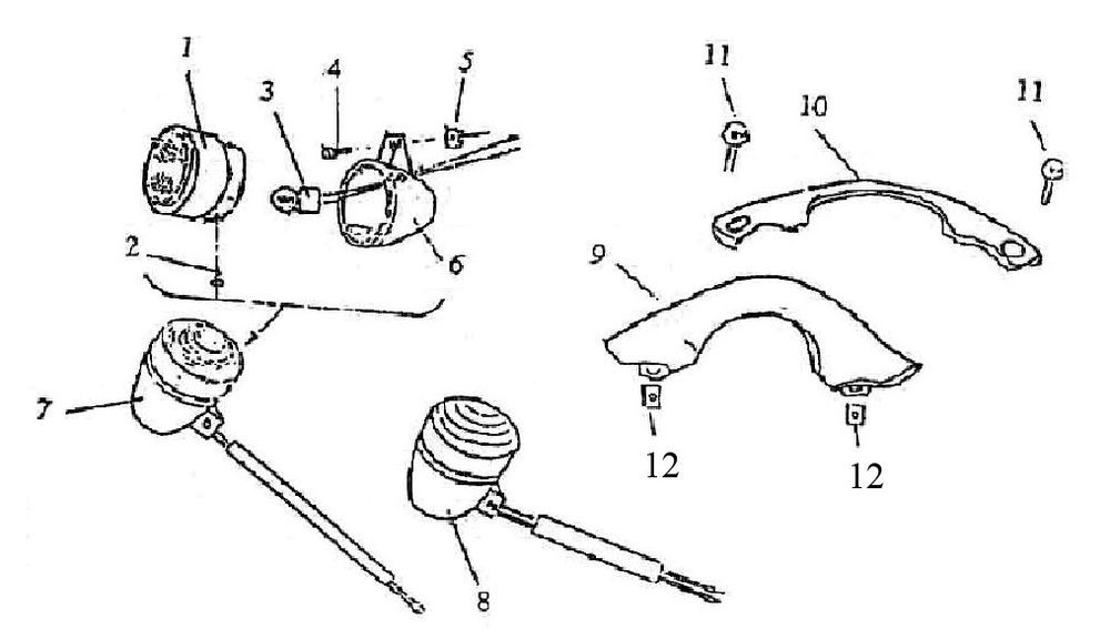 Winker for Eagle-Wing Torino white