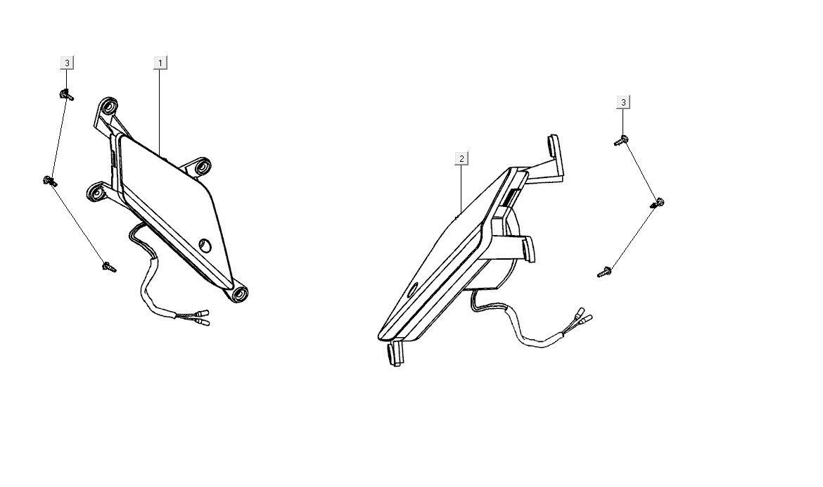Indicator for Kymco Super8 Street 50i E4 Matt Black