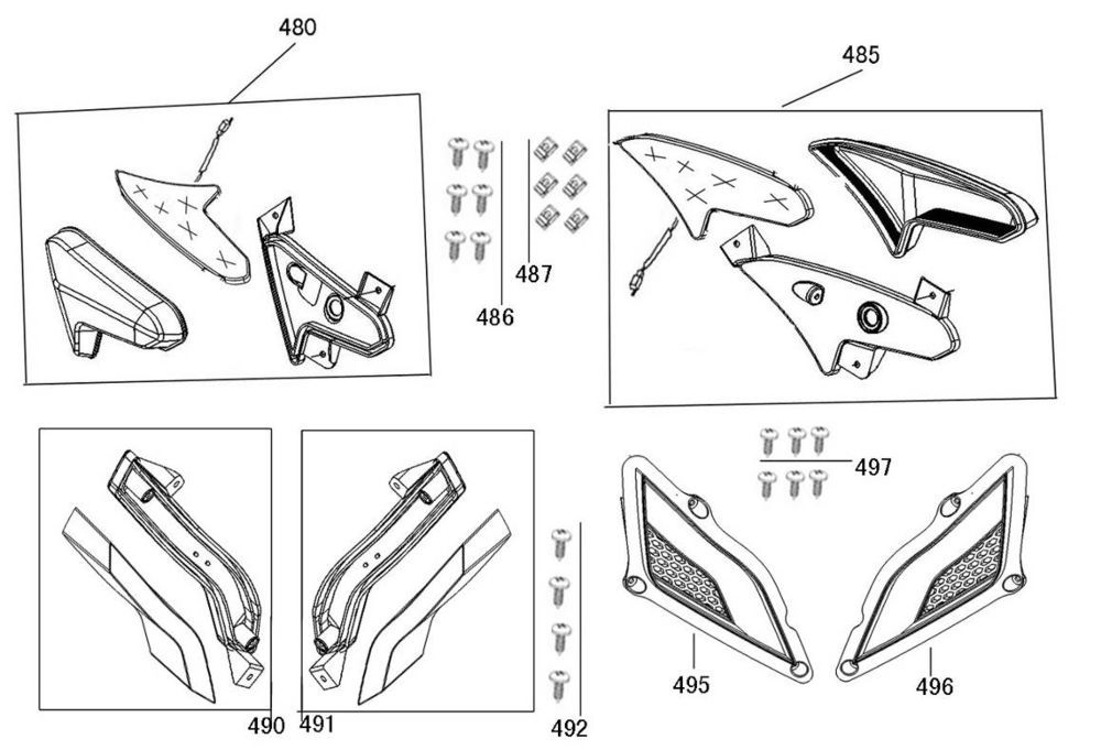 Indicators China R8 flat matt anthracite