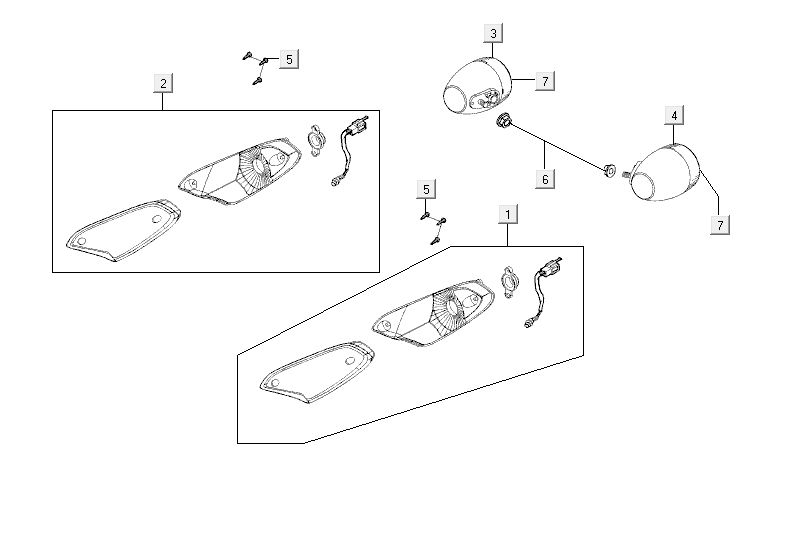Indicators Kymco Agility Fat 12' 4-stroke