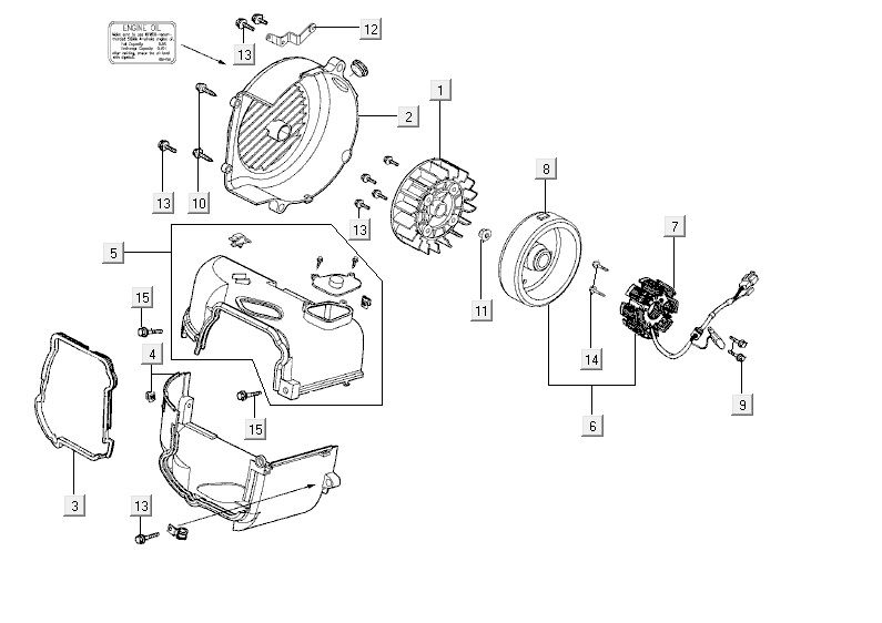 Refrigerator ignition Kymco VP50 4t ac brown metallic