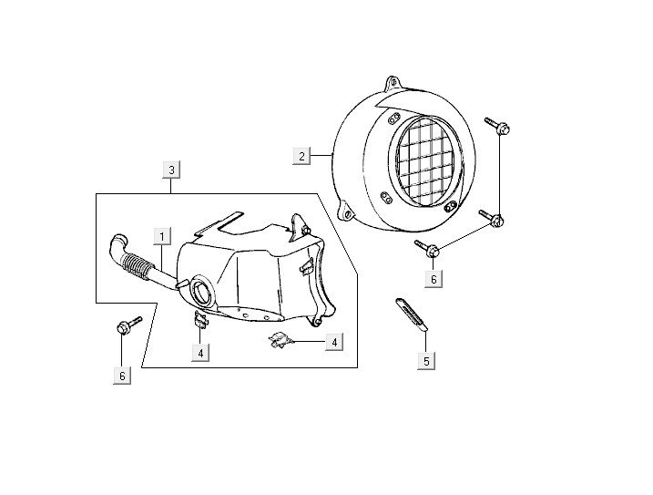 Fridge Kymco Vitality 2t ac blue