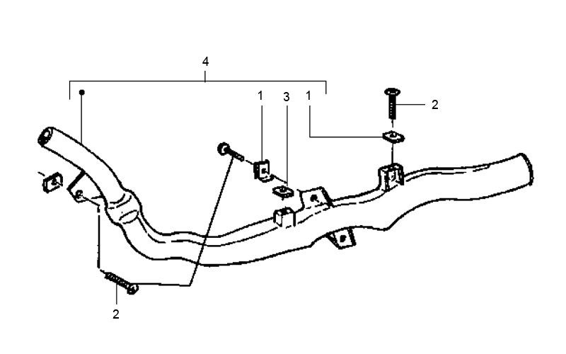 Cooling pipe Gilera Runner 98-2005 2-stroke