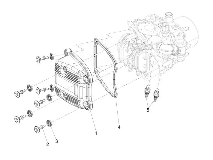 Headcover Piaggio Beverly 500 E3 2007-2012