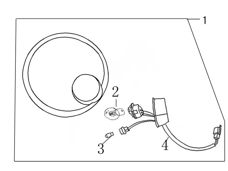 Headlight Edwards Tomorrow Riva II black