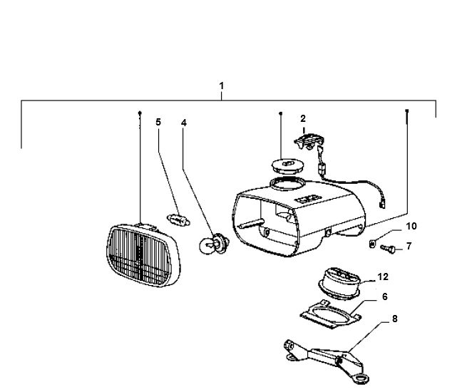 Headlight Vespa Ciao 2-stroke