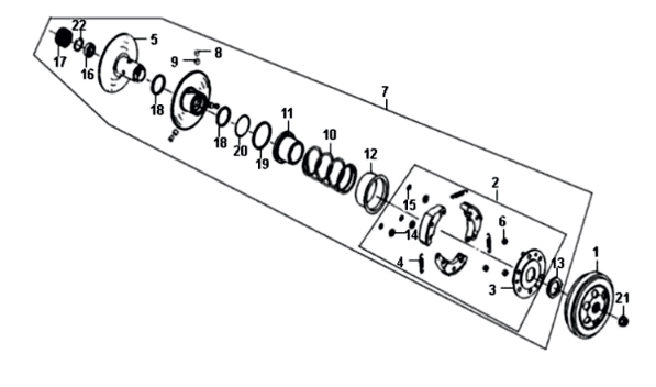 Sym Symphony ST E3 coupling