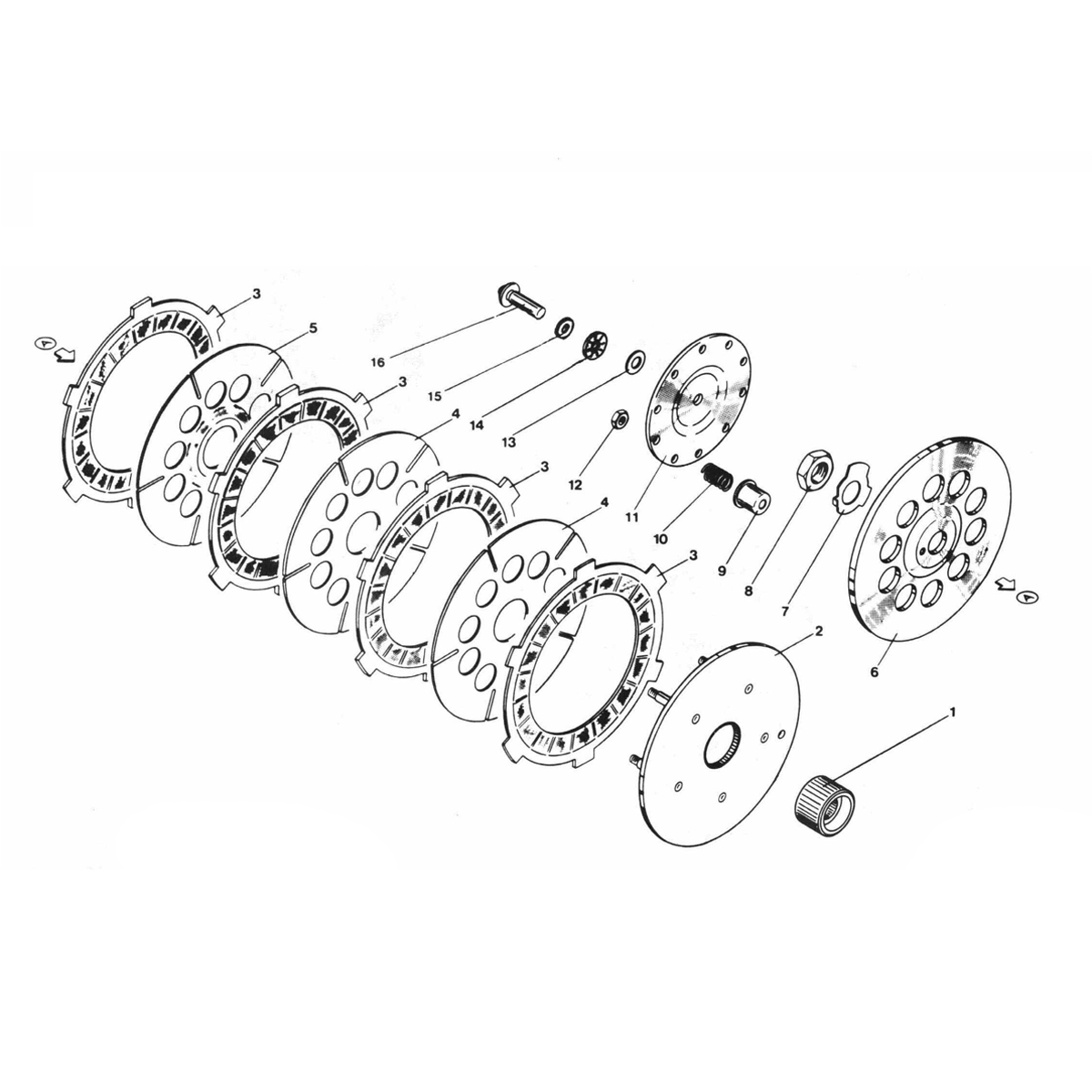Zundapp 529 clutch plates all types