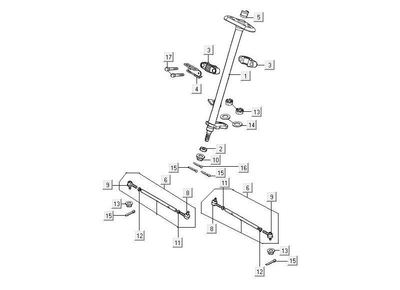 Crown piece Kymco MXU 300R