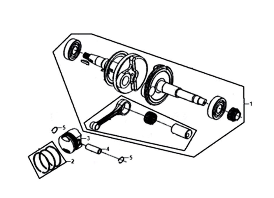 Crankshaft Sym Jet 14
