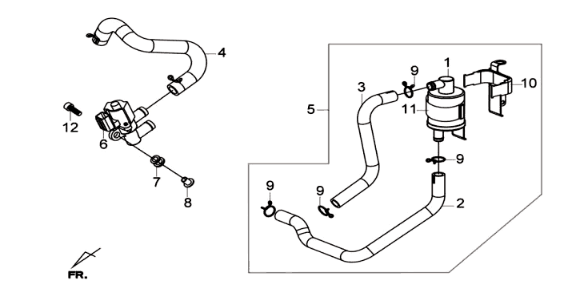 Sym Joymax 300I ABS E3 air unit 2014-2016