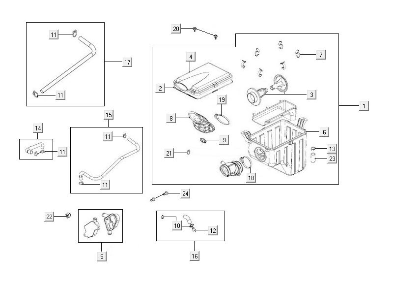 Air Filter Kymco MXU 500