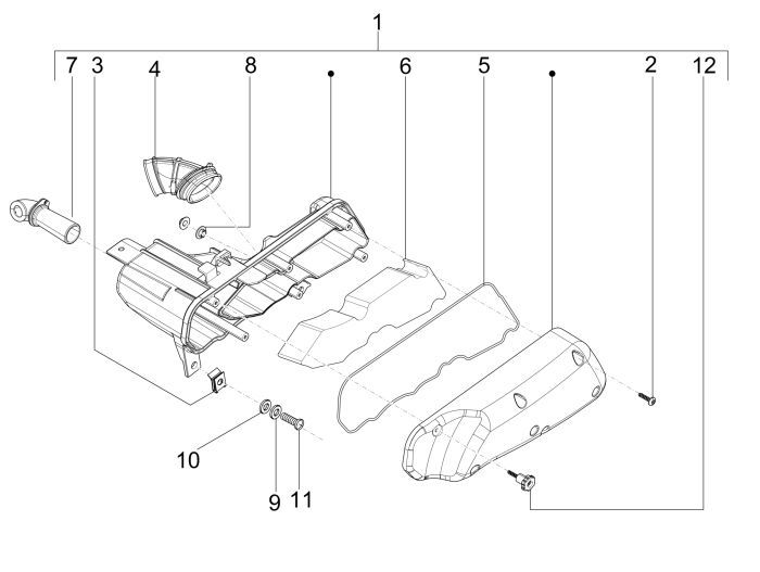 Air Filter 2 Vespa Sprint 2-stroke