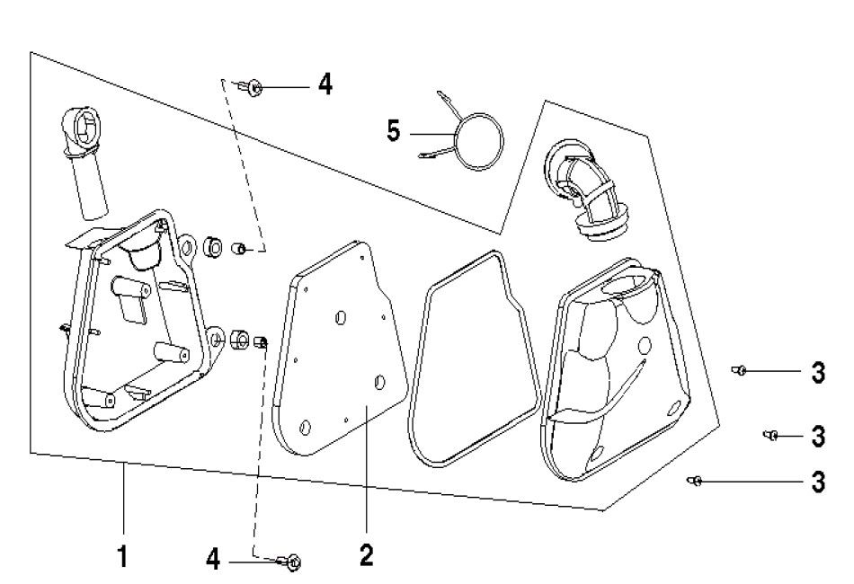 Air filter Generic Cracker blue 2010 2-stroke