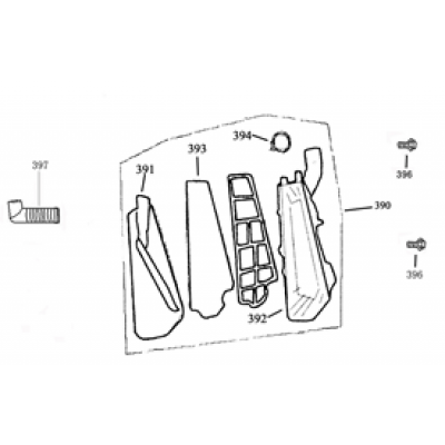 Air filter Giantco Venus I black