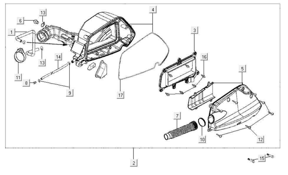 Air Filter Kymco Like 125cc