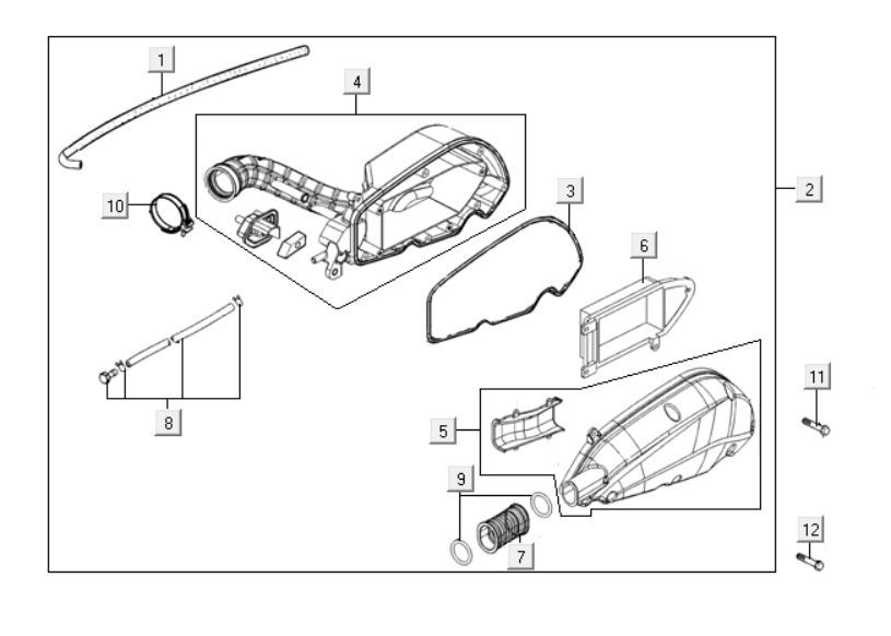 Air Filter Kymco People One 125i
