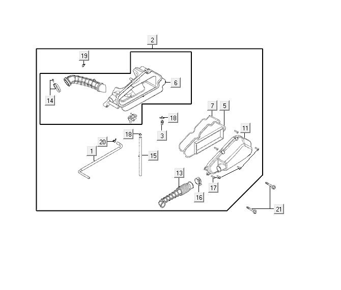 Air filter Kymco VP50 4t ac oak metallic