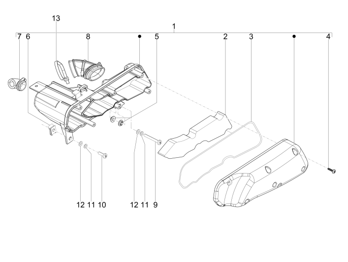 Air Filter Piaggio Zip 50 SP 2006-2013