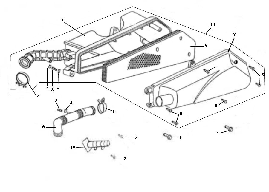 Air filter Santini Firenze 4-stroke