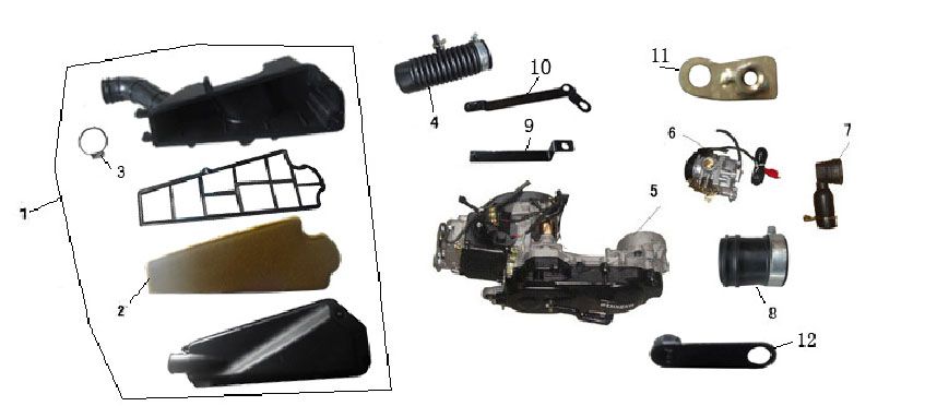 Air filter Senzo Retro GT2 anthracite