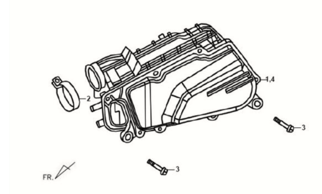 Sym Fiddle II 125S Air Filter