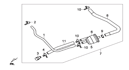 Sym Joymax 300I ABS E3 2014-2016 Air Reed valve