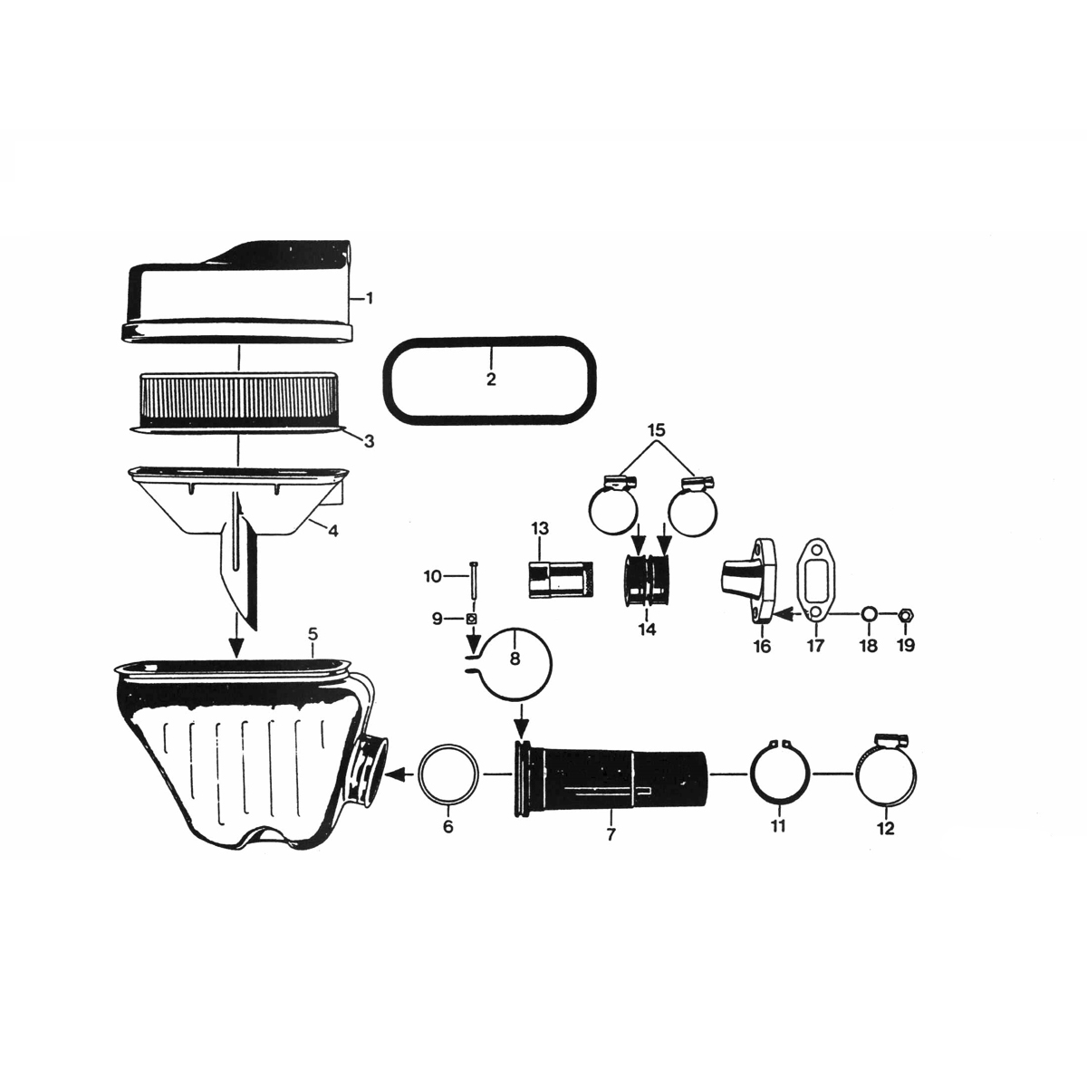 Zundapp 530 air filter all types