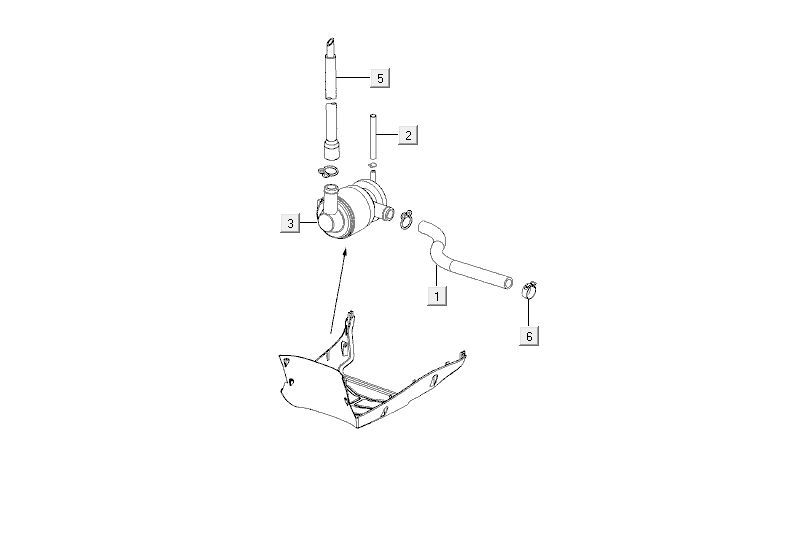 air membrane Kymco Agility RS 4-stroke white 11