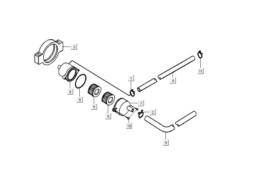 Air membrane Kymco DJ 2-stroke Silver