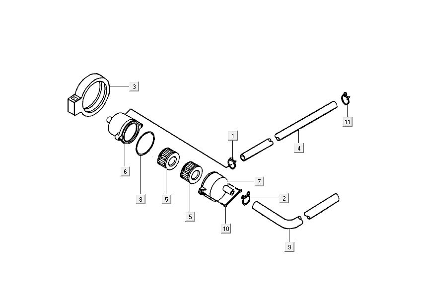 air membrane Kymco Grand Dink 2-stroke Silver