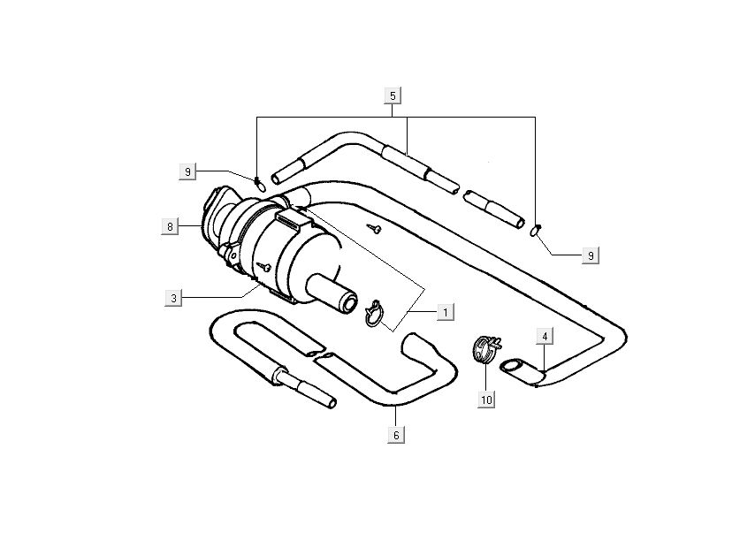 Air membrane Kymco New Dink 4-stroke black metallic