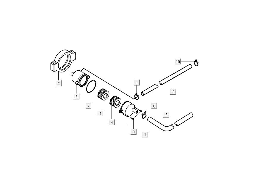 Air membrane Kymco People 2-stroke blue