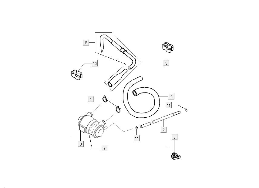 air membrane Kymco Sento 4-stroke blue