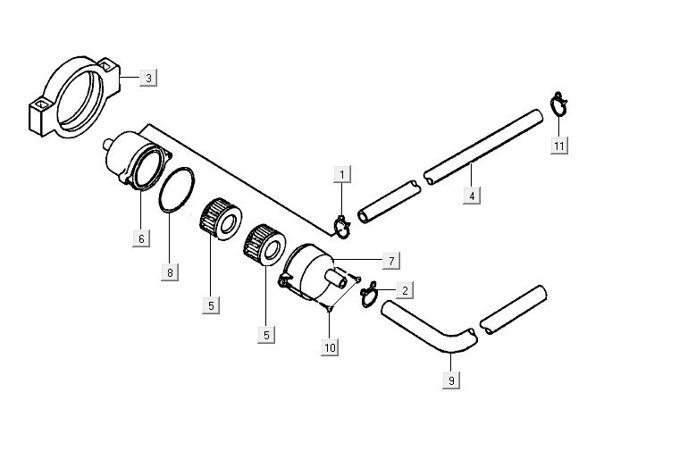 Air membrane Kymco Yup 2t ac blue