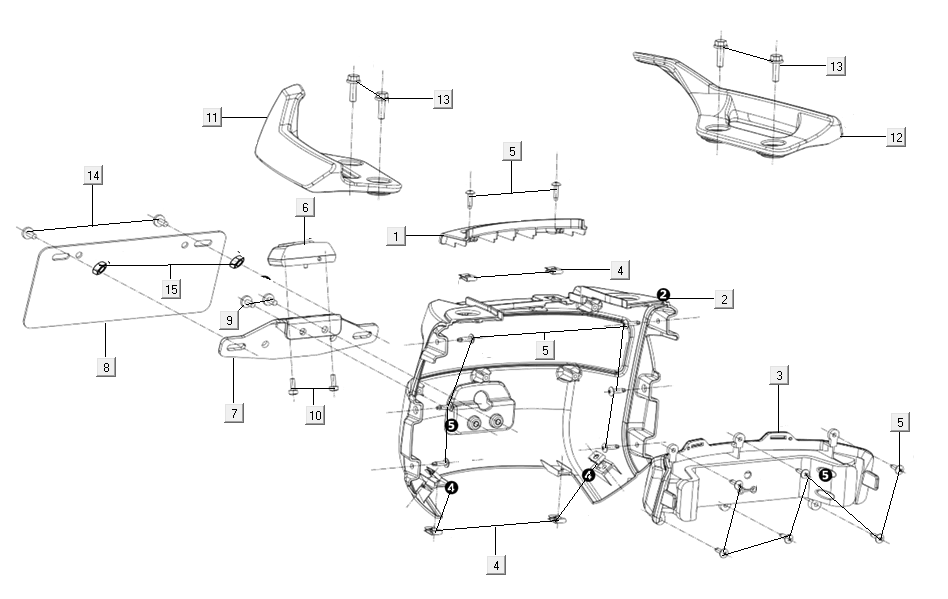 Tail lightNiu M+ sport