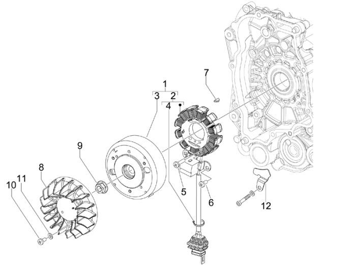 Ignition Piaggio Liberty 2-stroke