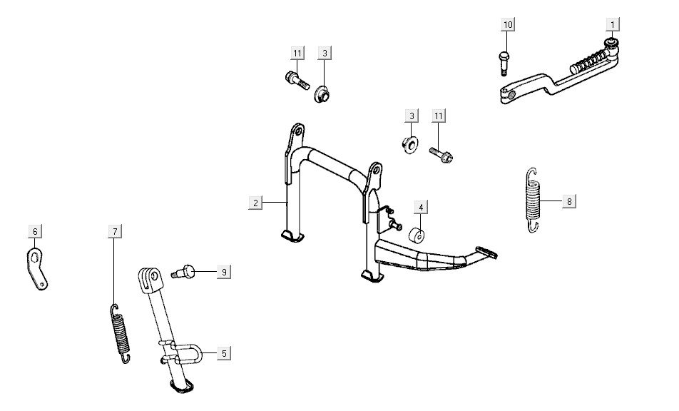 mid-stand AGILITY CITY 16 4T 125
